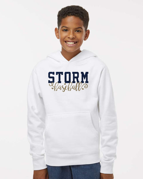 Storm Baseball Hoodie- Adult and Youth