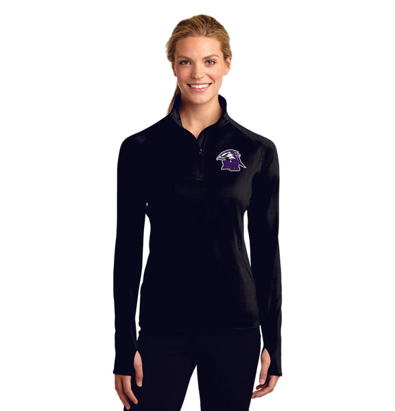 RHMS Ladies Sport Wick 1/2 Zip Pullover