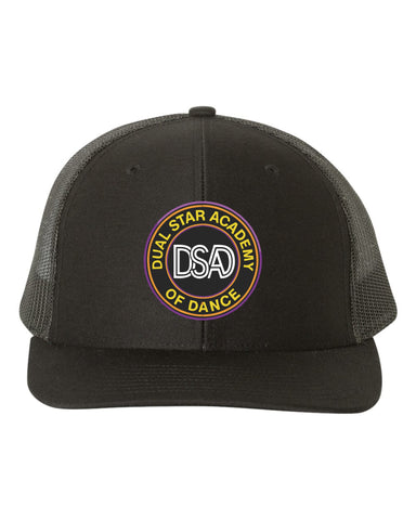 Dual Star Trucker Hat- Circle Design