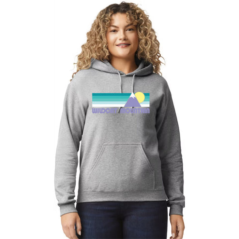 Wildcat Mountian Basic Hoodie- Adult and Youth- Navy and Grey