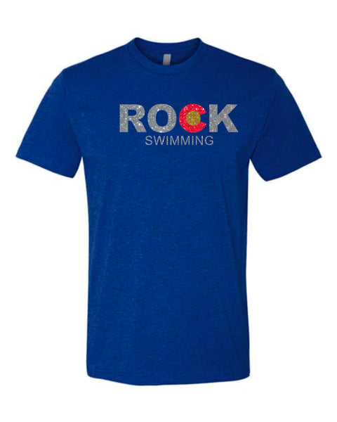 ROCK Swimming Premium Unisex Tee- 4 Colors- Matte or Gitter