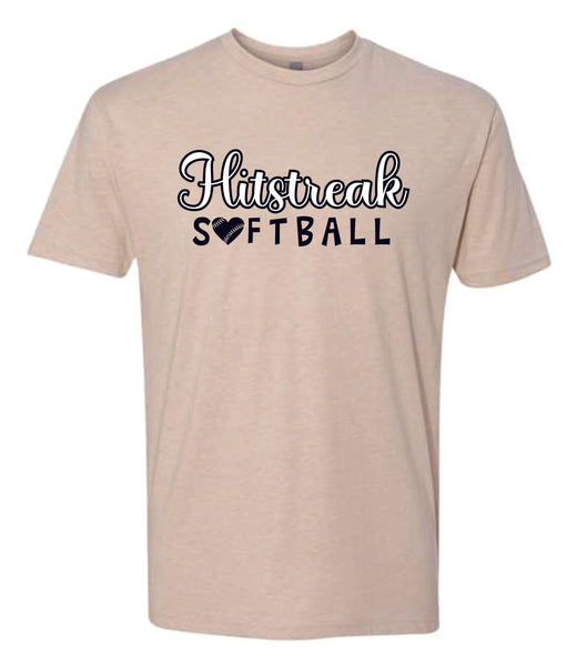 Hitstreak Unisex SOFTBALL Tee- matte and glitter