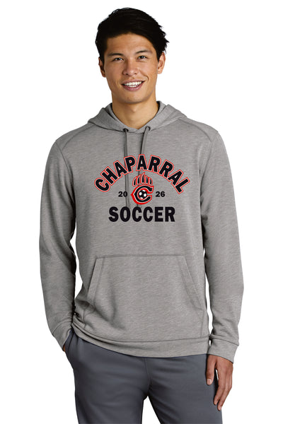 Chap Soccer Unisex Wicking Triblend Hoodie-Matte or Glitter