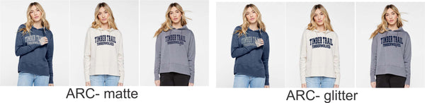 Timber Trail Vintage Wash Hoodie- Matte or Glitter