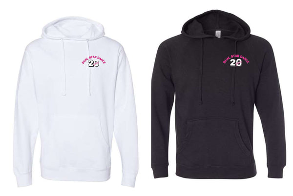 Dual Star 20th ANNIVERSARY BIG 20 Hoodie- Ladies & Youth