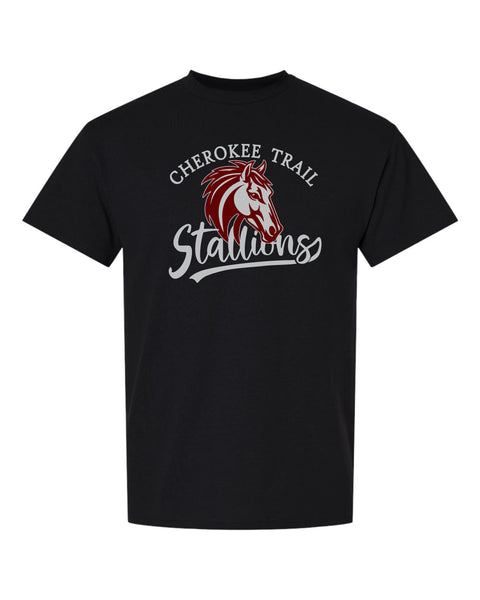 CTE Basic Tee STALLION Design- Matte or Glitter