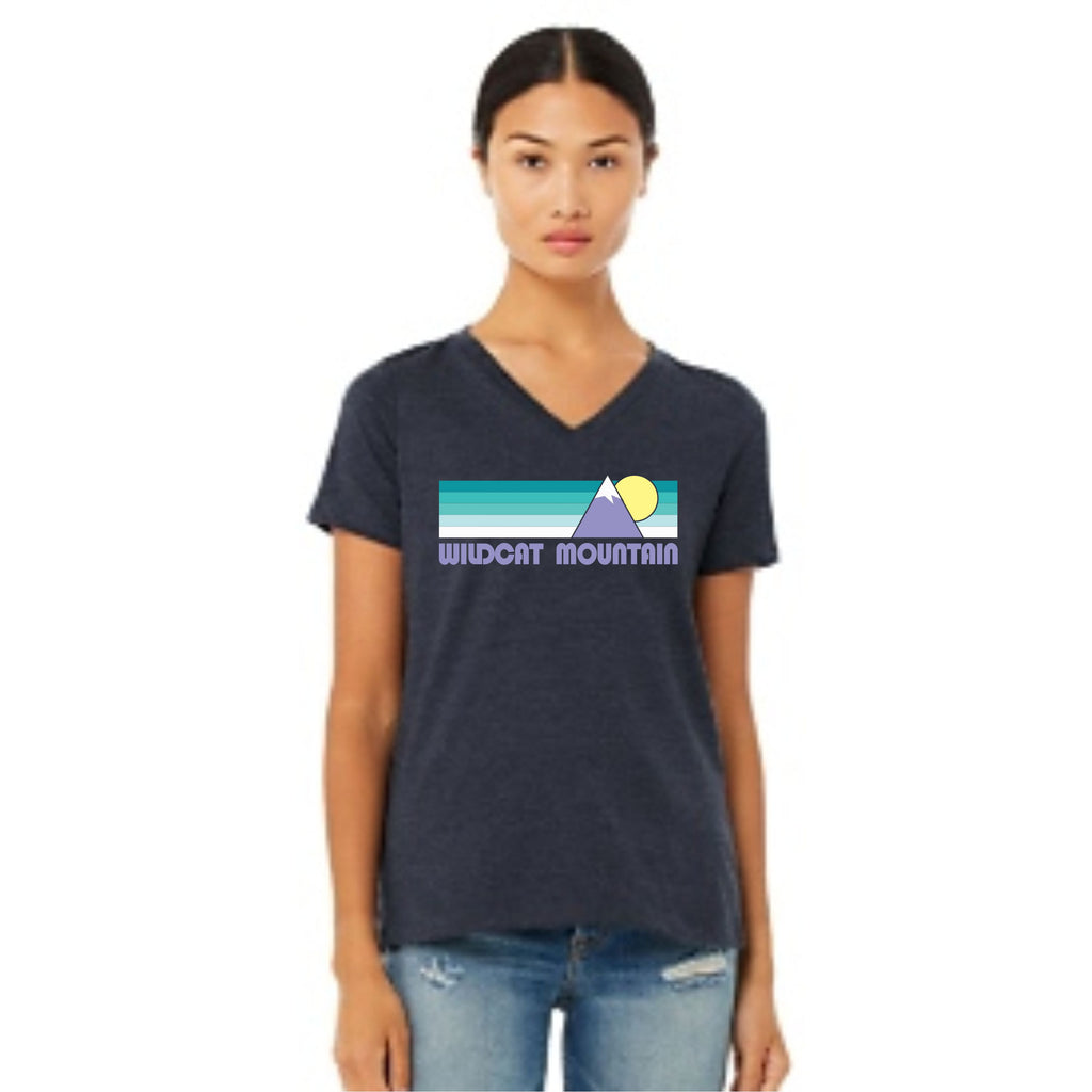 Wildcat Mountain Bella Canvas Ladies Tee- Grey or Navy