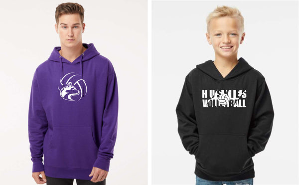 DCHS Volleyball Basic Hoodie- 4 Designs