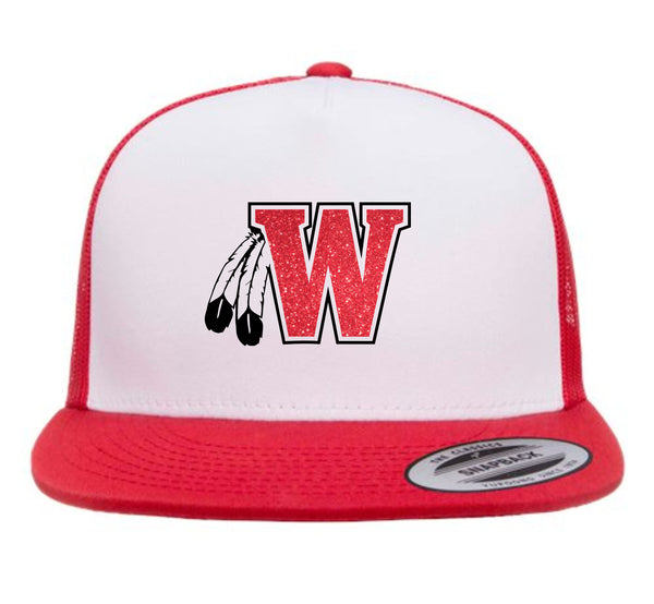 Warriors Flat Bill Hat