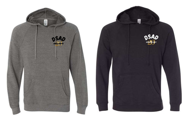 Dual Star 20th ANNIVERSARY GOLD Hoodie- Ladies & Youth