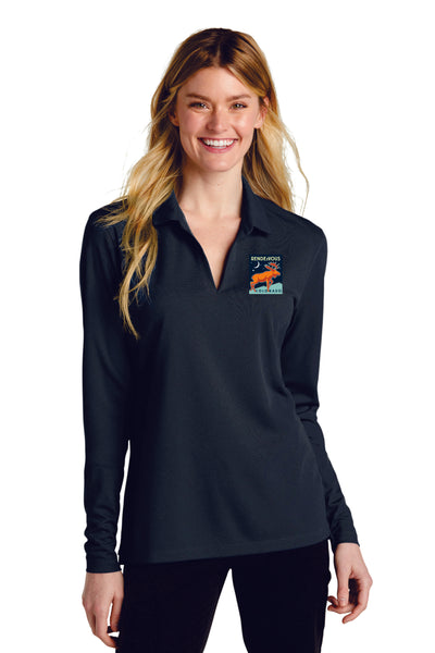 KOELBEL Nike Ladies Dri-FIT Micro Pique 2.0 Long Sleeve Polo