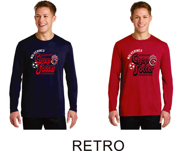 Chap Soccer Sport-Tek Unisex Long Sleeve Tee - 6 designs