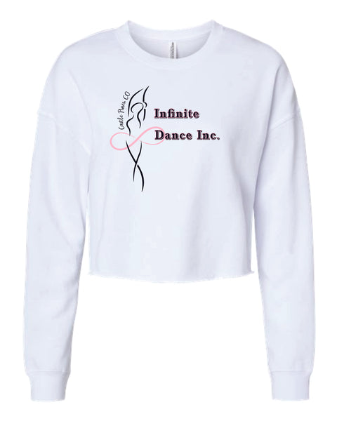 Infinite Dance Ladies Cropped Crewneck Sweatshirt