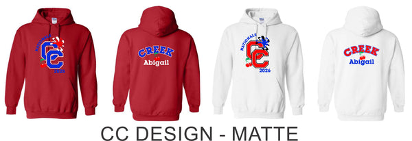 Creek Poms 2026 Hoodie- 4 designs