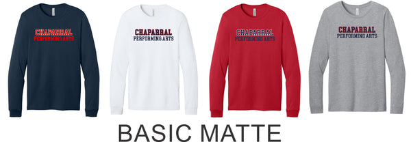 CHS Patrons Bella Canvas Long Sleeve Tee- 5 Designs