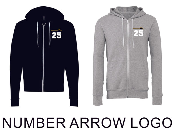 AHS Softball Full Zip Hoodie