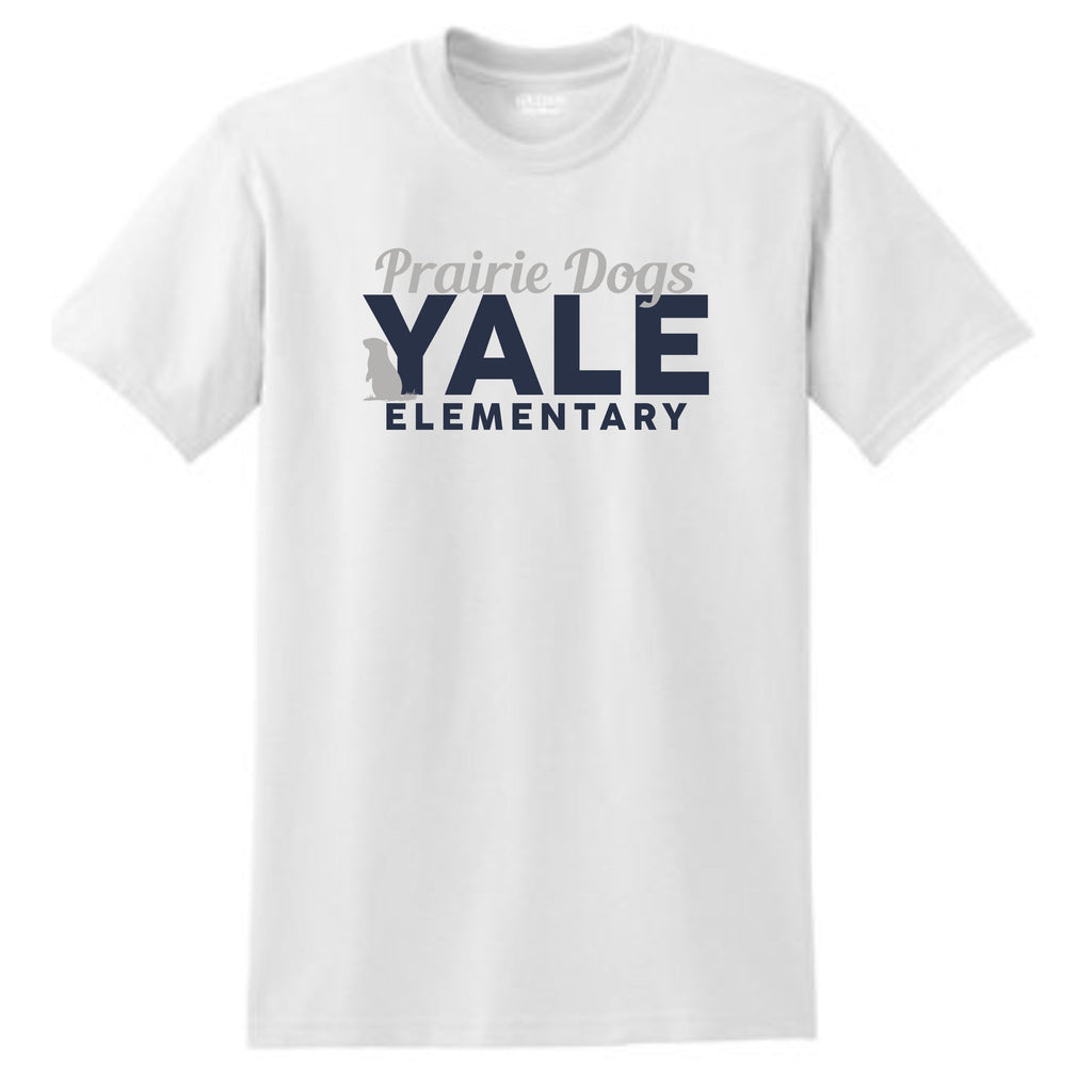 Yale Elementary Basic Tee YALE Design- Matte or Glitter
