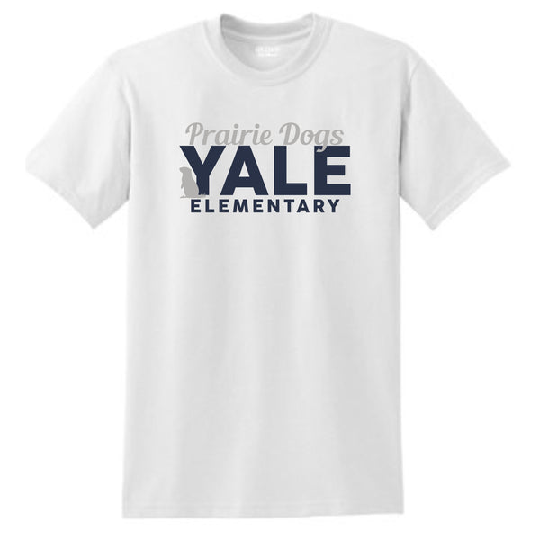 Yale Elementary Basic Tee YALE Design- Matte or Glitter