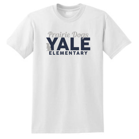 Yale Elementary Basic Tee YALE Design- Matte or Glitter