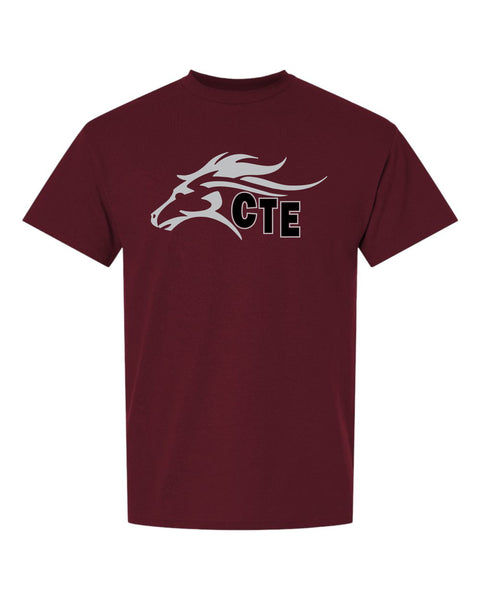 CTE Basic Tee HORSE Design- Matte or Glitter