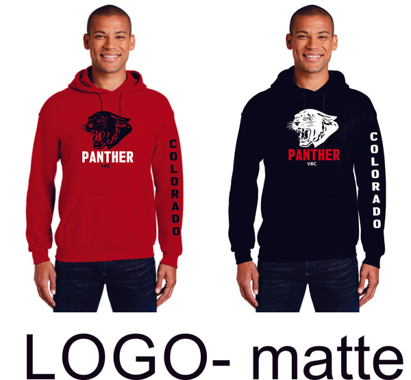 Panther VBC Basic Hoodie- Youth and Adult Sizes -3 Designs