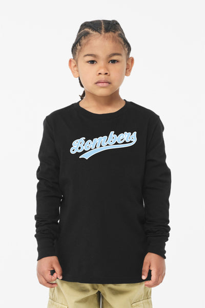 Bombers Bella Canvas Long Sleeve Tee- 4 Colors- Matte or Glitter