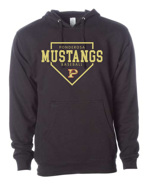 Pondo Baseball Basic Hoodie- 12 designs- Matte or Glitter