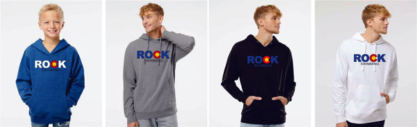 ROCK Swimming Unisex and Youth Hoodie- 4 colors- Matte or Glitter