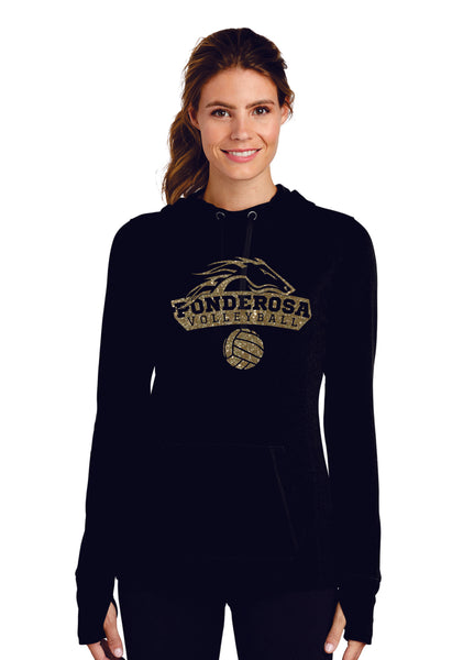 Pondo VOLLEYBALL Triblend Wicking Hoodie- 3 Colors