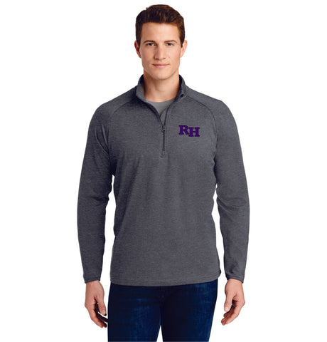 RHMS Unisex Sport Wick 1/2 Zip Pullover