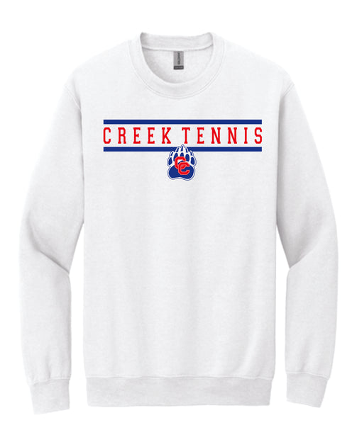 Creek Tennis Crewneck Sweatshirt - Adult and Youth