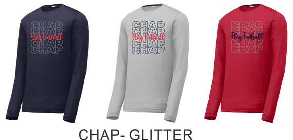 Chap Flag Football Long Sleeve Tee- 4 design choices