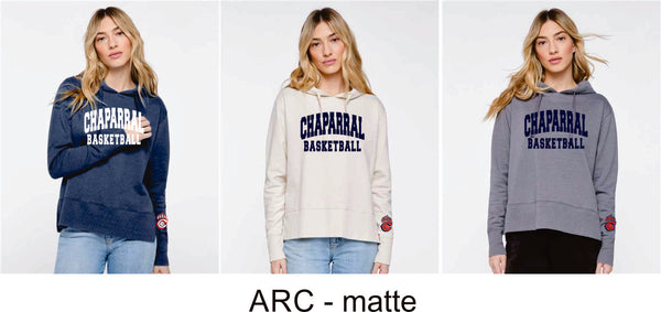 Chap Basketball Vintage Wash Hoodie- Matte or Glitter