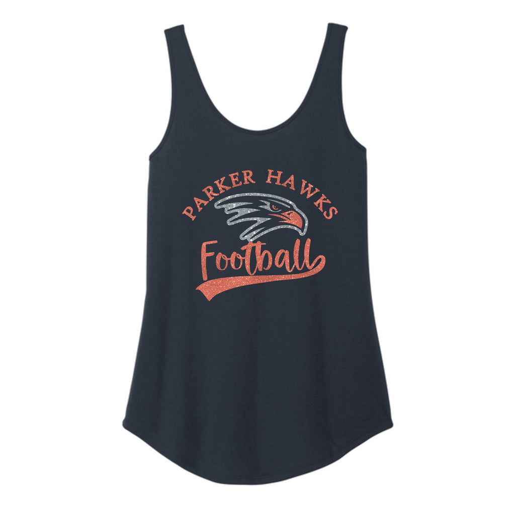 Hawks Football Team District Relaxed Tank-2 designs