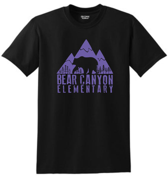 Bear Canyon Basic Tee LOGO Design- Matte or Glitter