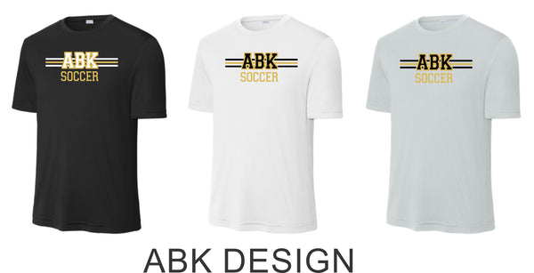 AHS Soccer Wicking Tee - Youth, Ladies, Unisex Sizes- 4 Designs