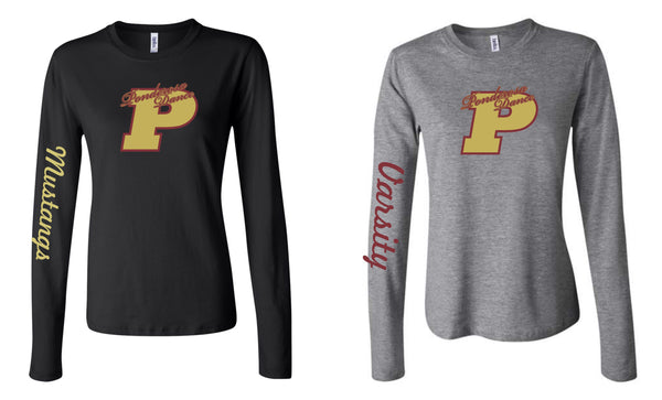 Pondo DANCE TEAM Ladies Bella Canvas Long Sleeve Tee- 3 colors