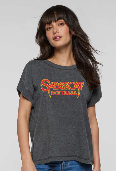 CV Softball Ladies Vintage Wash Tee- 3 designs
