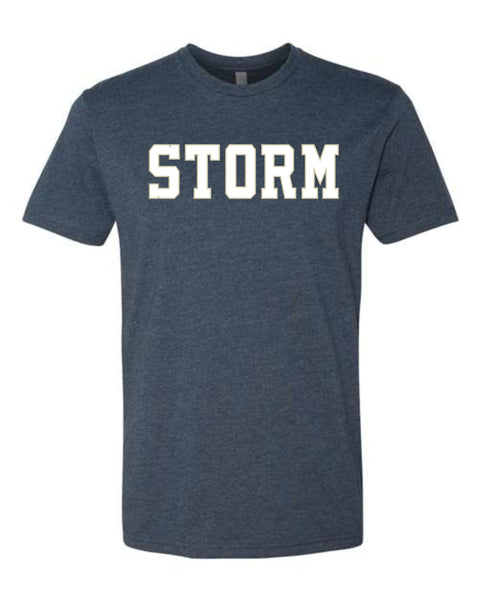 Storm Baseball Unisex BLOCK Tee- matte and glitter