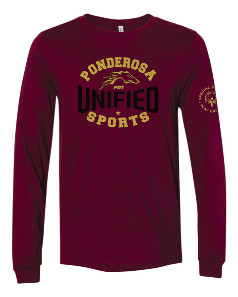 Pondo Unified Long Sleeve Tee- Matte or Glitter