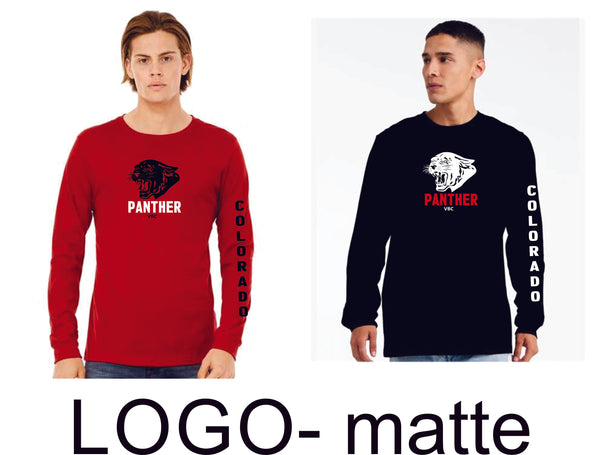 Panther VBC Long Sleeve Tee- Youth and Adult Sizes -3 Designs