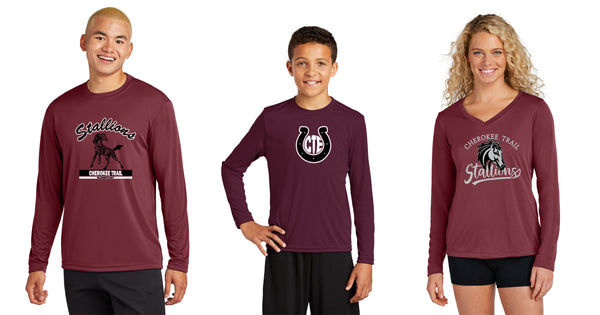 CTE Wicking Long Sleeve Tee -5 Designs