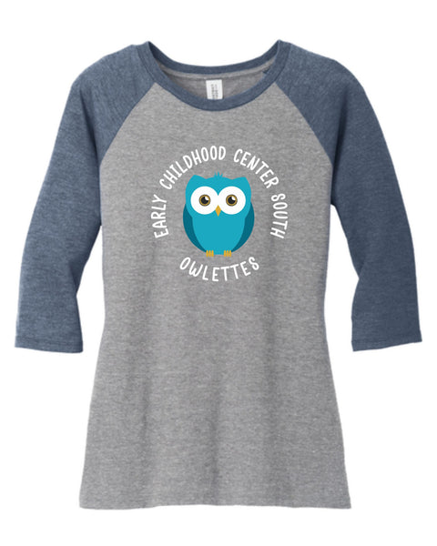DCSD ECE South Ladies or Unisex Raglan Tee