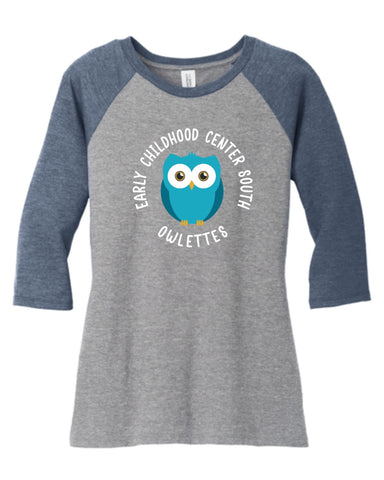 DCSD ECE South Ladies or Unisex Raglan Tee