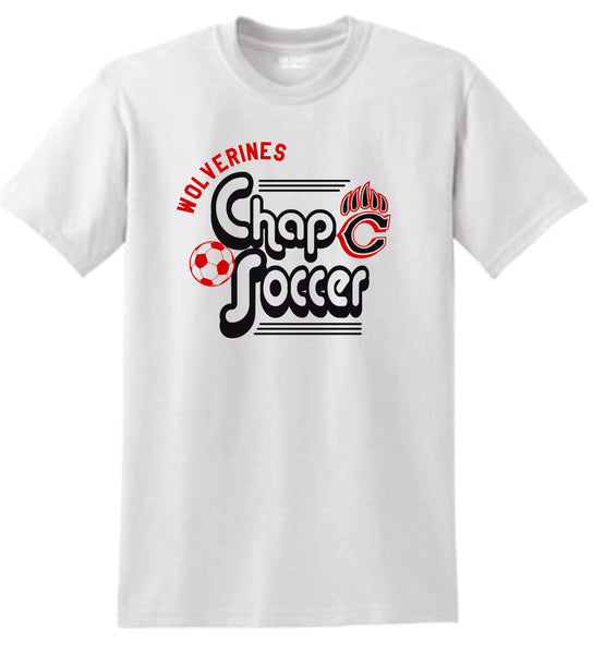 Chap Soccer Basic RETRO Tee- Matte or Glitter