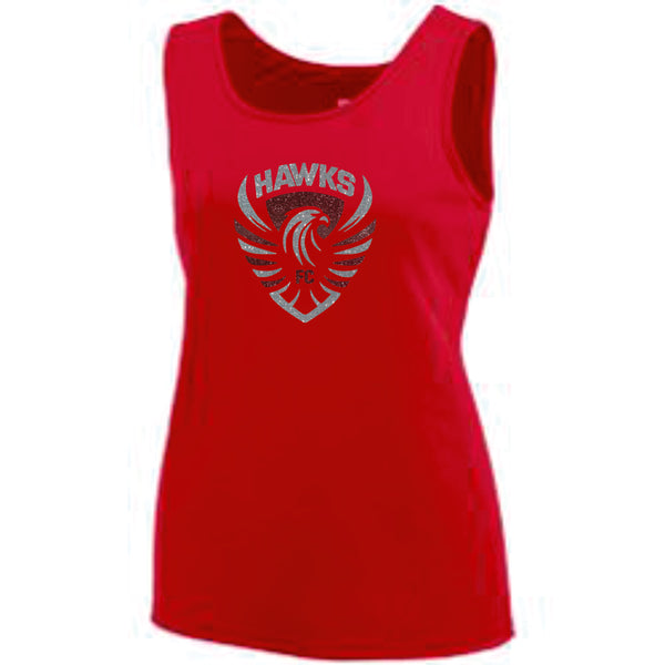 Colorado Hawks Soccer Training Tank-Unisex or Ladies- Matte or Glitter