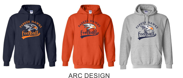 Hawks Football Team Hoodie- 2 Designs