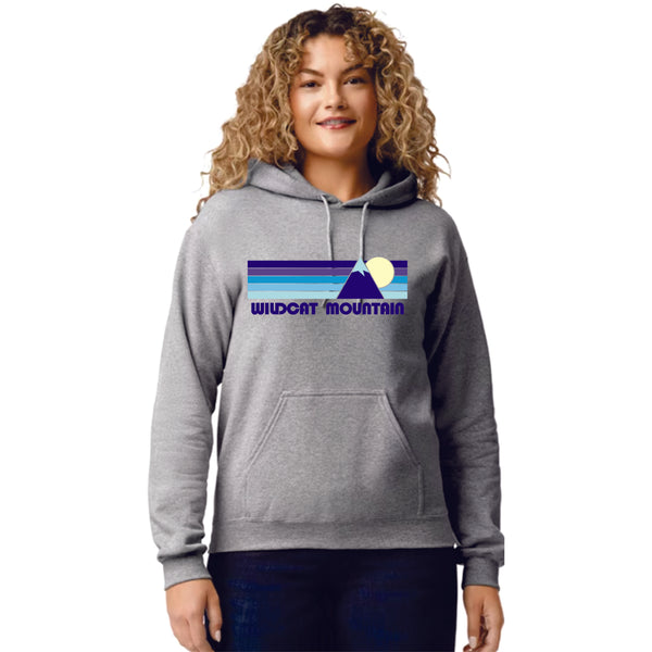 Wildcat Mountian Basic Hoodie- Adult and Youth- Navy and Grey
