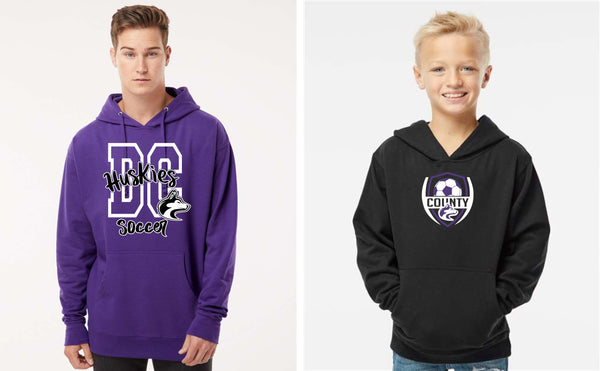 DCHS Soccer Basic Hoodie - 3 Designs