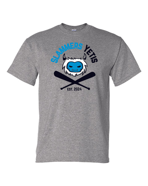 Slammers Yetis Basic Tee- Matte or Glitter